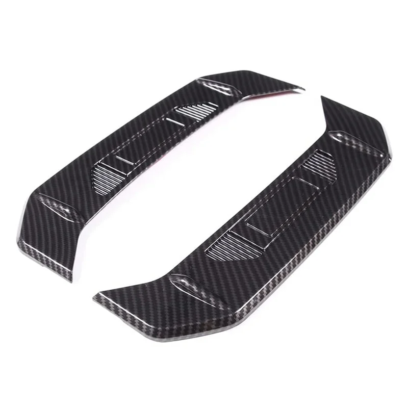 For Toyota Tundra 2022 2023 Car Rear Tail Light Lamp Cover Trim Decoration Accessories - ABS Carbon Fiber Pattern