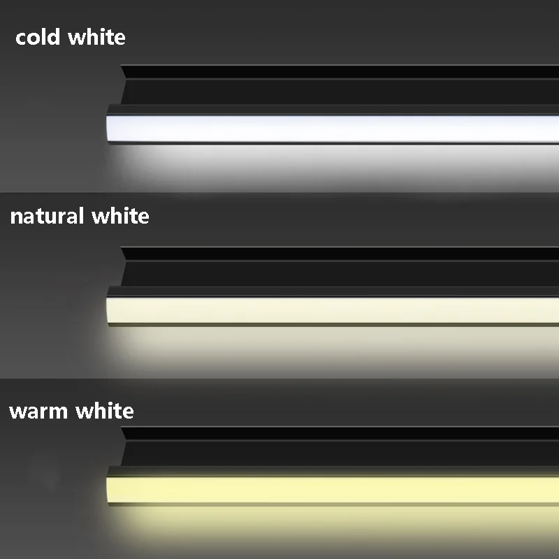 Verzonken 45-graden verlichting LED-kastlamp PC-kanaal Diffuse kledingkast Laagbord Kast Aluminium profiel Clip Bar Strip Lamp