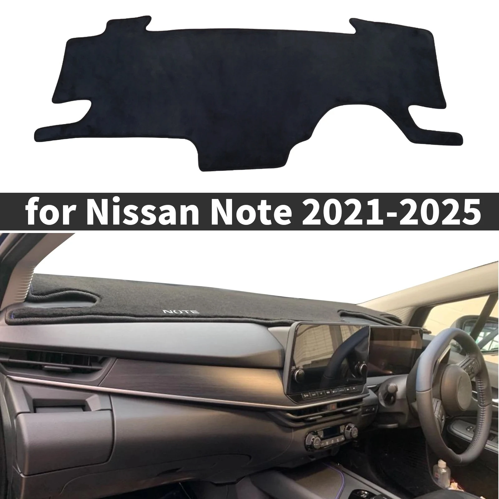 fit for Nissan Note E13 E-power 2021 2022-2024 Car DashMat Sunshade Dashmat Dashboard Cover Pad Protective Carpet Accessories