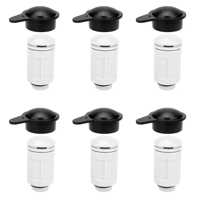A89E-6X 12363 12373 Air Jet Valve & Air Jet Valve Cap Fit For Above Ground Pool Inlet Compatible With 26165EH, 26167EH