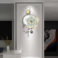 LED Digital Wall Clock Silent Battery Operated Modern Minimalist for Living Room Kitchen Dining Home Display