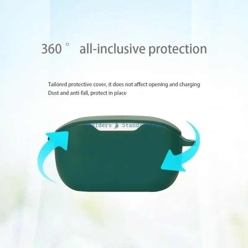 Y4ue защитный для переноски с ударом с амортизатором, подлежащим обработке Buds наушники пылепроницаемы