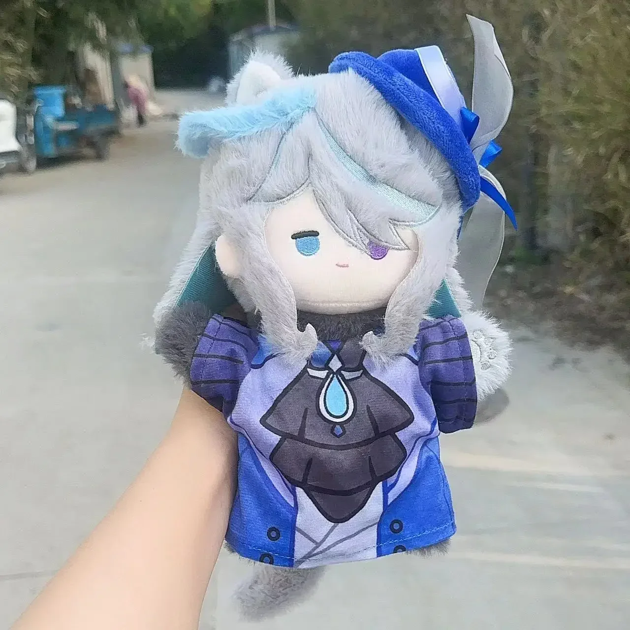 25cm Anime Role Genshin Impact Furina Yoimiya Ganyu Shenhe Cosplay Hand Puppet Prop Movable Finger