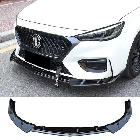 Front Skirts for Morris Garages 6 Splitter Car Body Kit MG6 PRO 2020 To 2023 Bumper Lip Spoiler Accessories Transform Style 8 best sales mg6 body kit - №2