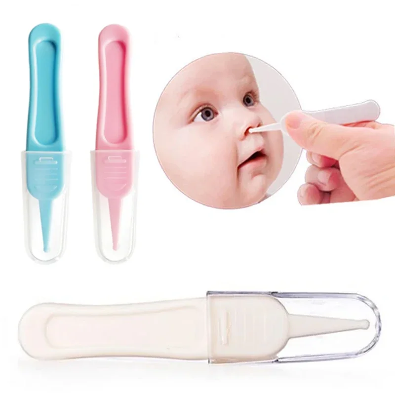 Baby Dig Booger Clip Infants Ear Nose Navel Clean Tools Kids Safety Tweezers Cleaning Forceps Toddler Nasal Cavity Care Supplies