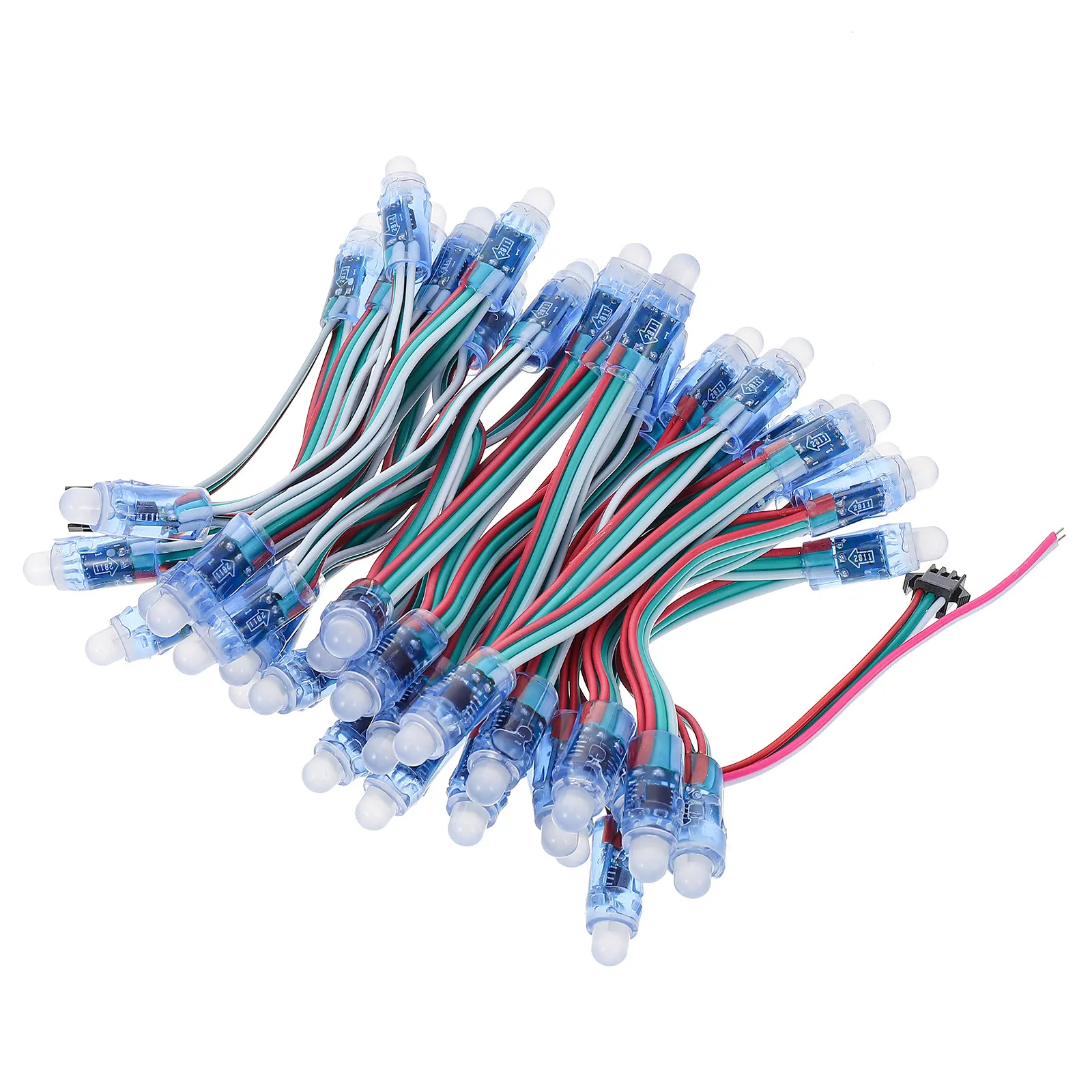 

Комплект светодиодных гирлянд 12 мм, водонепроницаемые, для наружной рекламы, коммерческих вывесок, декоративного освещения