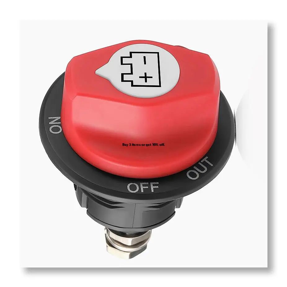 ✼Battery Disconnect Switch 12-48V,Battery Master Cut Shut Off Isolator Switch for Marine Boat RV ATV Car Utv Vehicle 100A