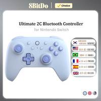 8BitDo Ultimate 2C Bluetooth Controller for Nintendo Switch 2 Wireless Gamepad with Hall Effect Joystock for NS OLED Console