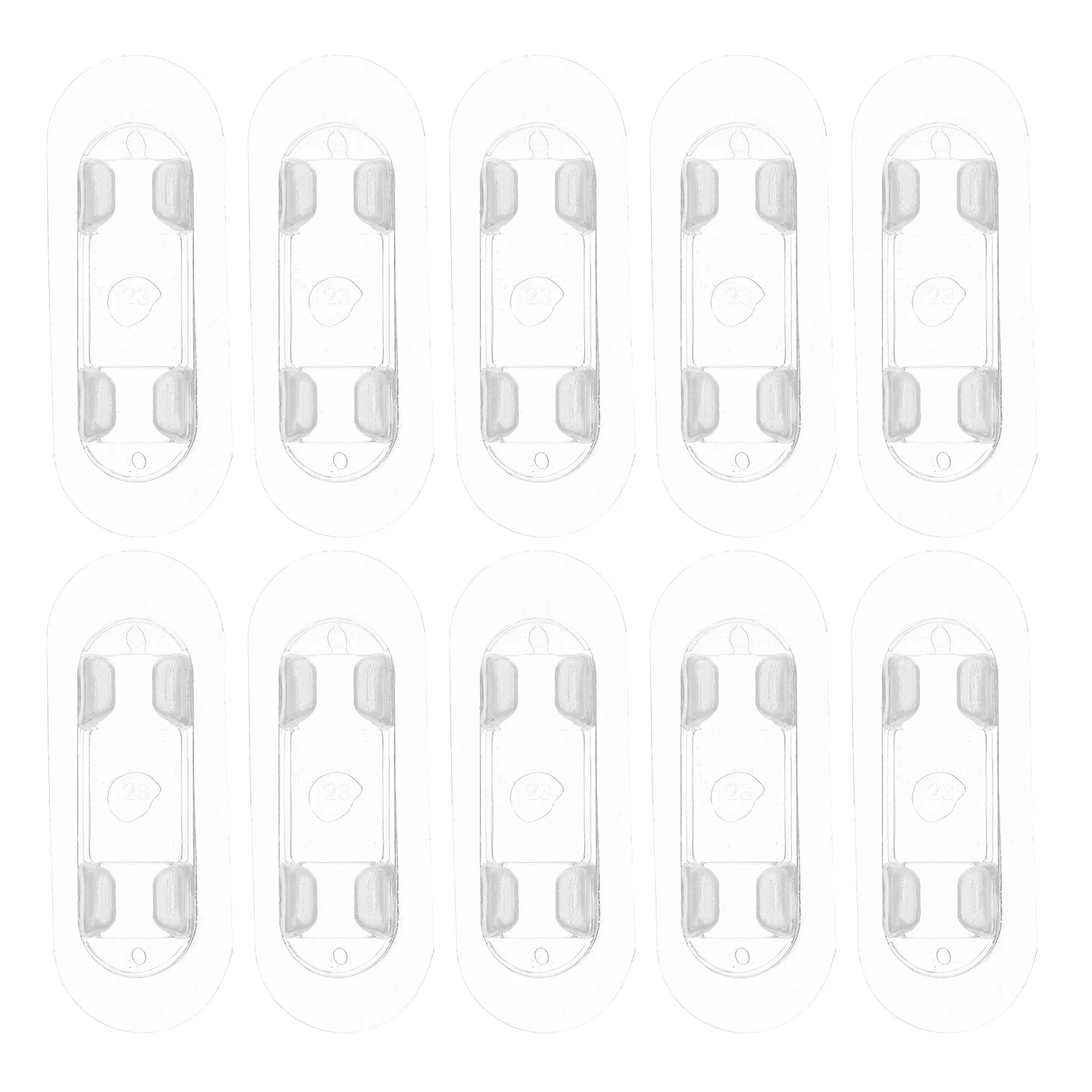 30 قطعة حامل الحبل اللاصق واضح مقاطع الكابلات سلك المشابك للكابلات مكتب منزلي جدار الحبل المنظم مشبك سلك كهربائي #5