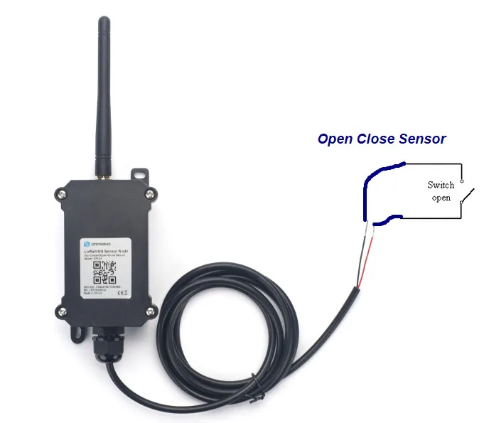 Datalog Feature CPL01 LoRaWAN Open Close Sensor Iot Solution For Security Systems