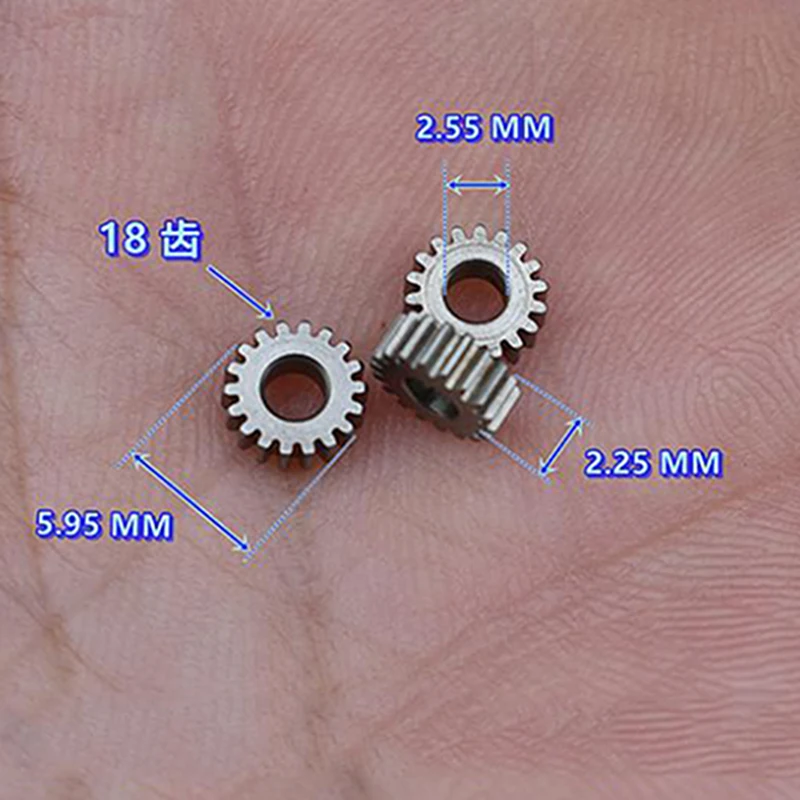 

0.3 Module Planetary Gearbox Gear 5.95mm Diameter 2.55mm Inner Hole 18 Teeth Motor Speed Reducer For Planetary Reduction Motor