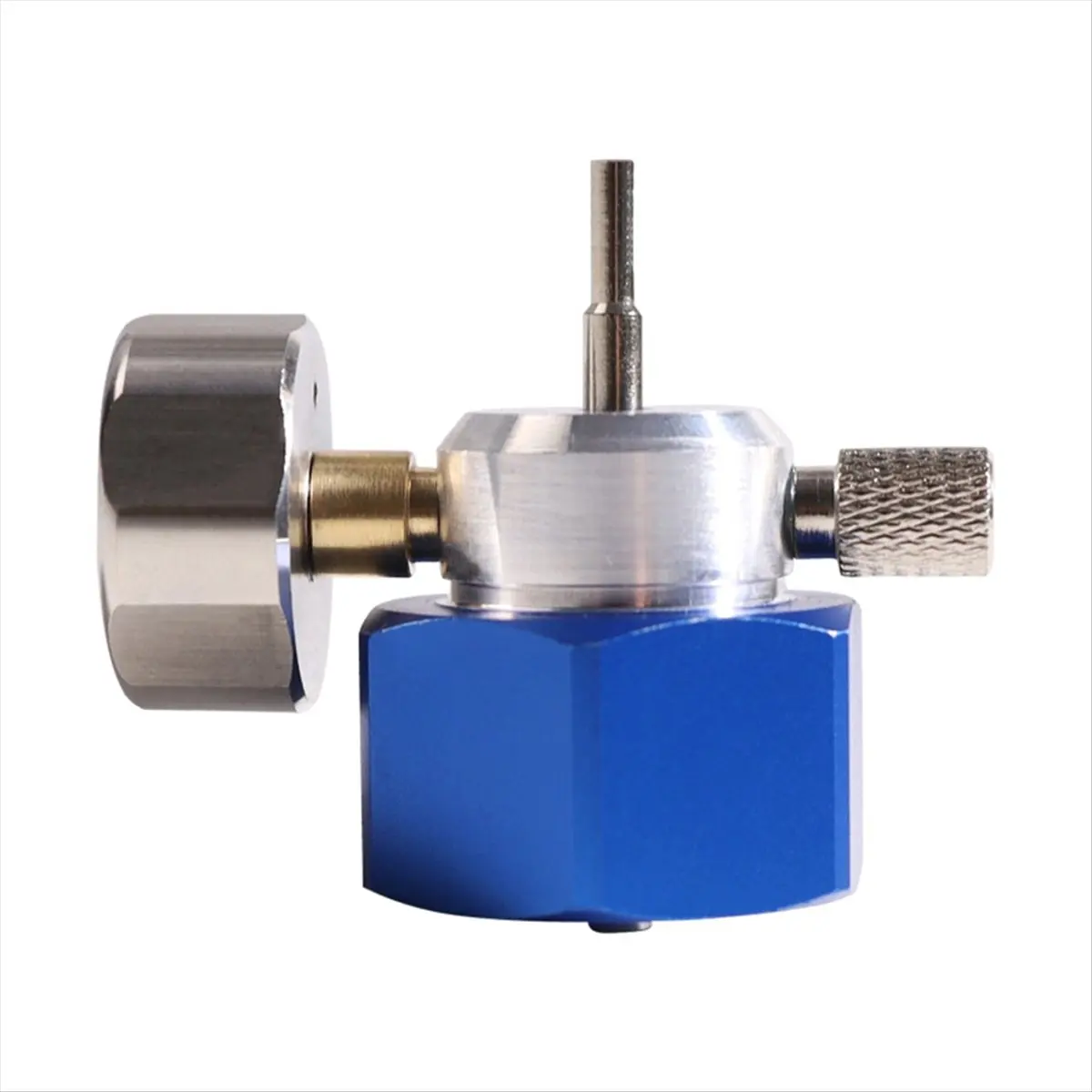 (AD11]  Propane Filling Adapter for Green Gas with Pressure Gauges Thimble Protective Cover with Propane Camping Tank