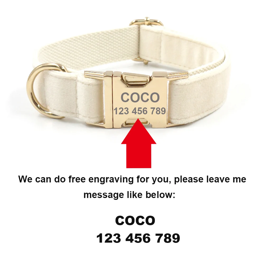 Personalized Pet Collar for Cats Small Medium Large Dogs Lemon Printing Luxury Designer Bow Dog Collar & Leash Set with Poop Bag 3