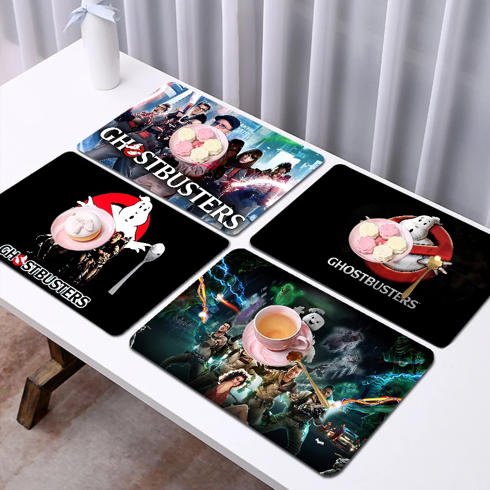 

G-Ghostbusters Various Anime Super Absorbent Coffee Mat Dish Draining Mat Large Kitchen Mat Quick Dry Bathroom Drain Pad Kitchen