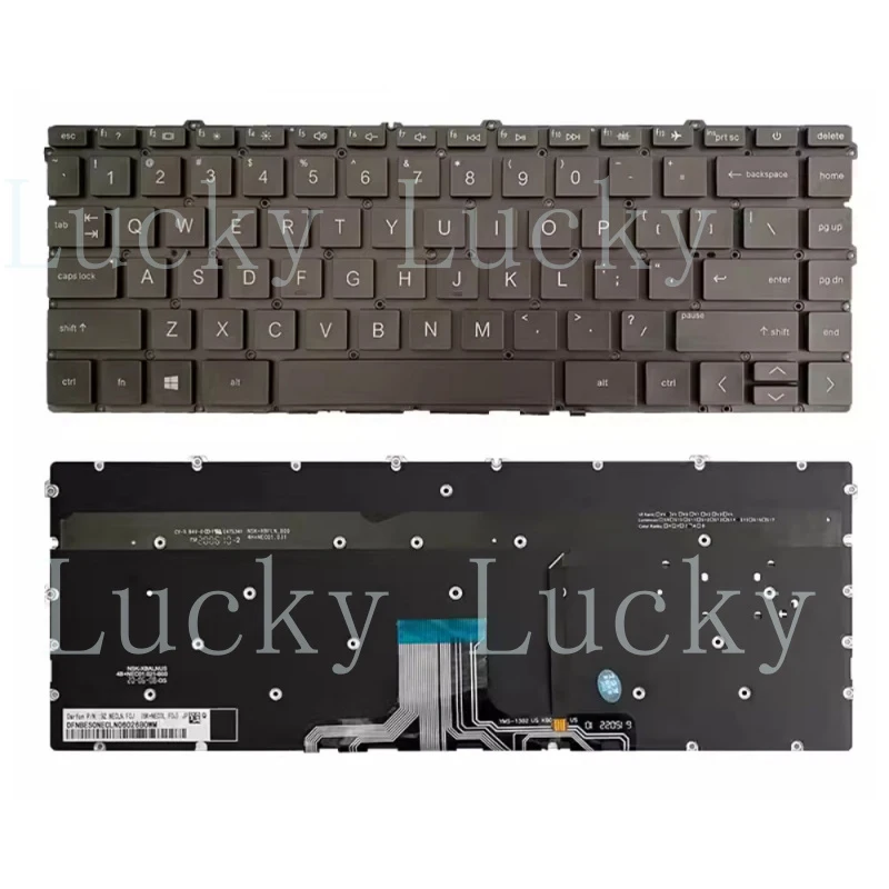 f For HP X360 14-DW 14-DV/DY 13-BB TPN-Q244/I137 Laptop Keyboard Backlit Keyboard