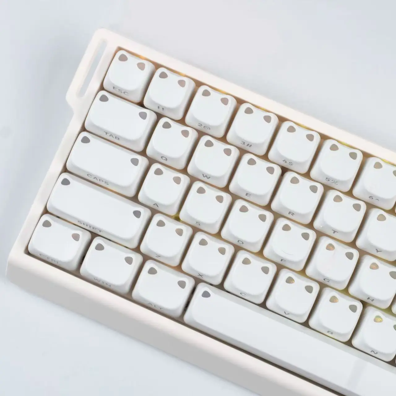 MAO cat height side engraving light transmission large full set of PBT sublimation keycaps