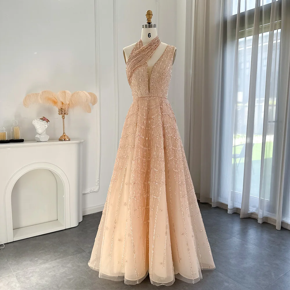 Sharon Said Luxury Dubai Beaded Halter Lilac Evening Dresses for Wedding Party Elegant Arabic Formal Gowns SS329 Customized - AliExpress 320 Sharon Said Luxury Dubai Beaded Halter Lilac Evening Dresses for Wedding Party Elegant Arabic Formal Gowns SS329 Customized - AliExpress 320