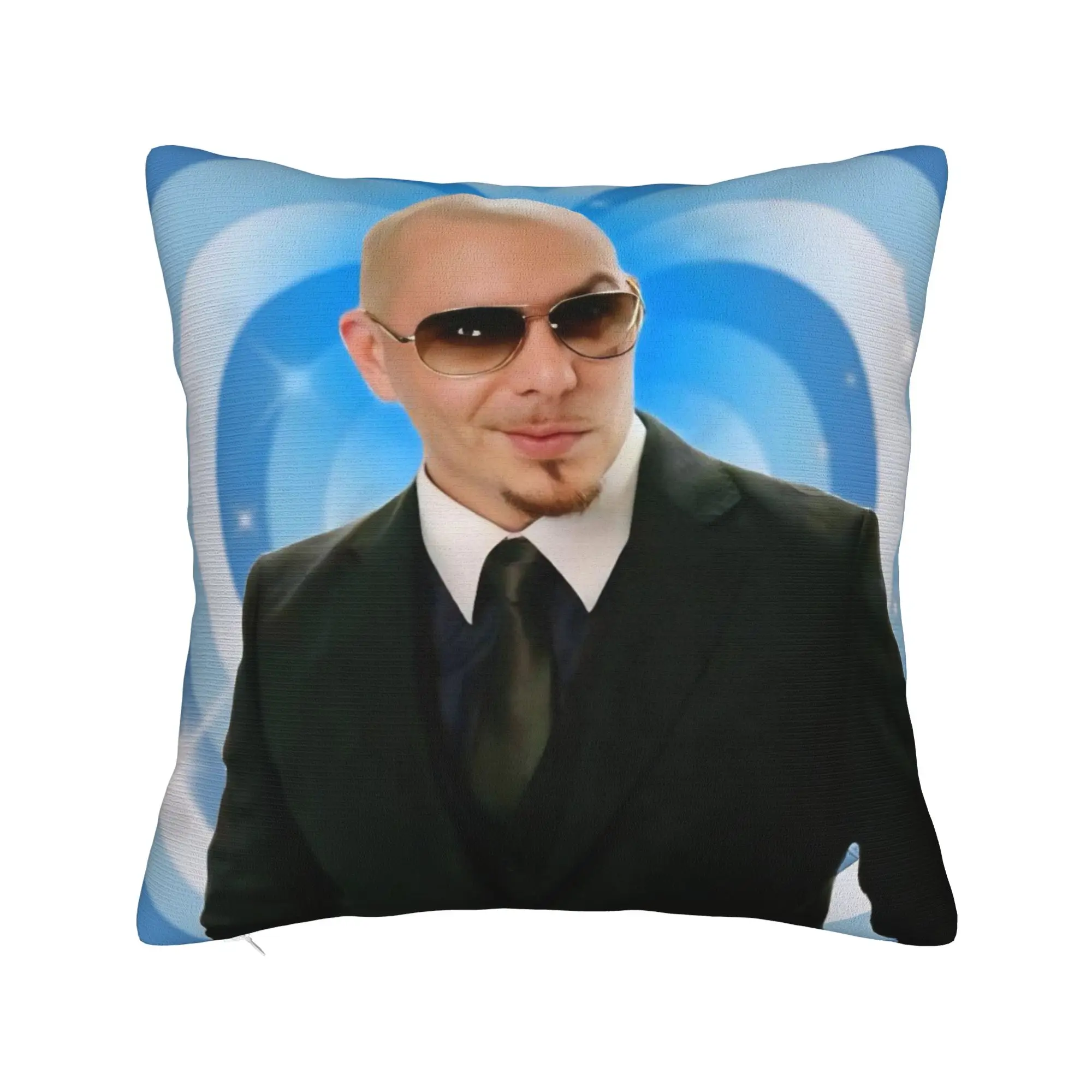 Singer Pitbull Tour 2026 Pillowcase Accessories Printed Cushion Cover Decor  Throw Pillow Case Cover Seater Multi-Size