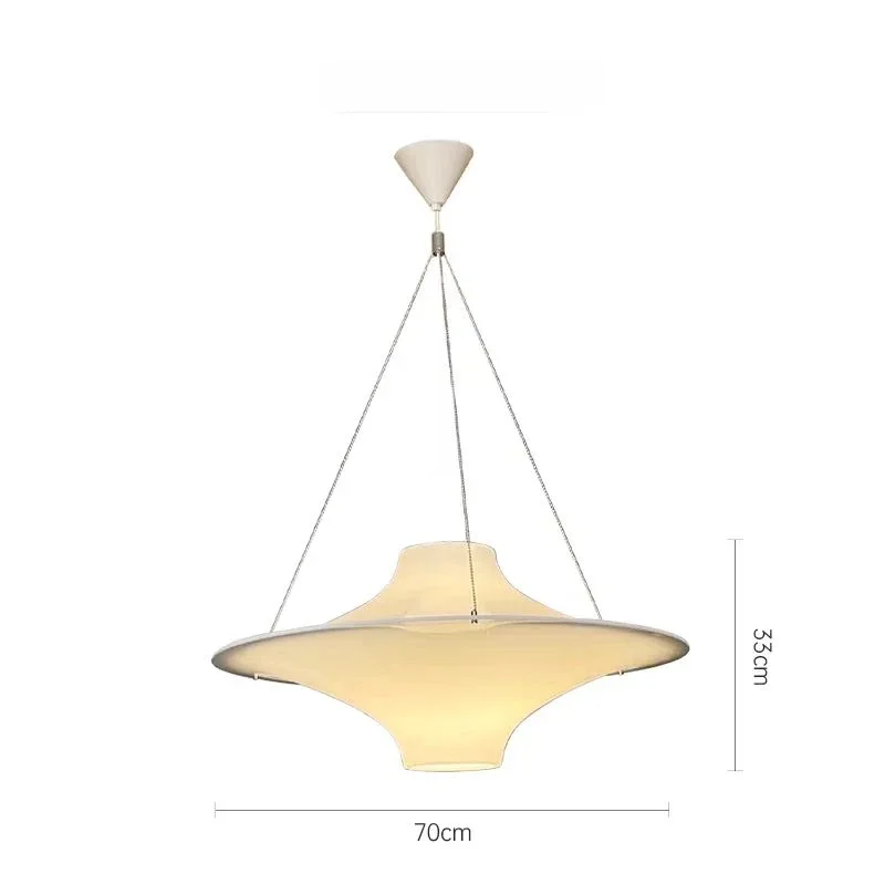 Scandinavische minimalistische LED-hanglamp designer restaurant studeerkamer Franse crèmekleurige slaapkamer woondecoratie Lichtpunt