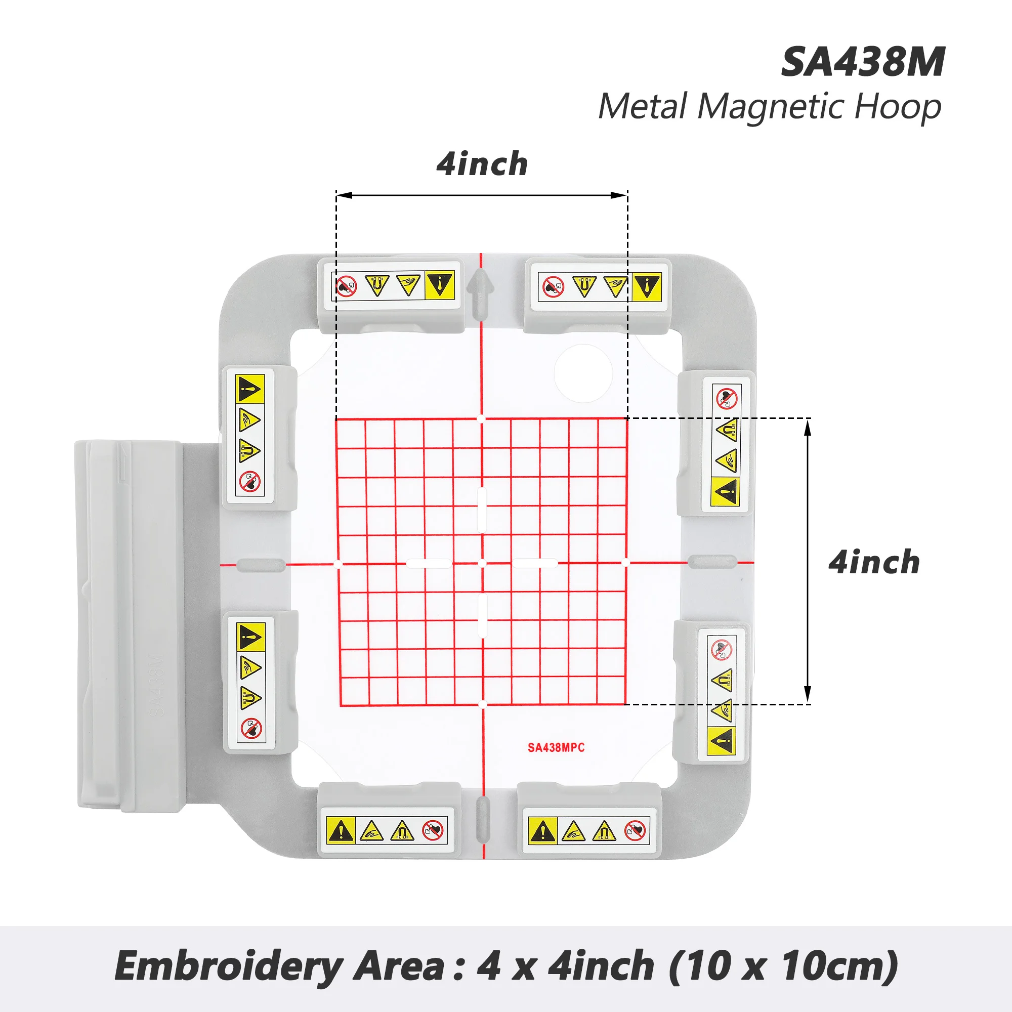 

Магнитный мощный обруч SA438MK 4x4 дюйма 100x100 мм подходит для Brother NQ1600E NQ1400E NQ3600D NQ3500D 4000D 2800D 2500D 1500D V7 V5 V3