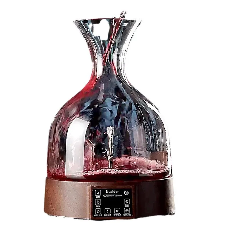 Intelligent electric fast wine decanter, creative high-end crystal glass