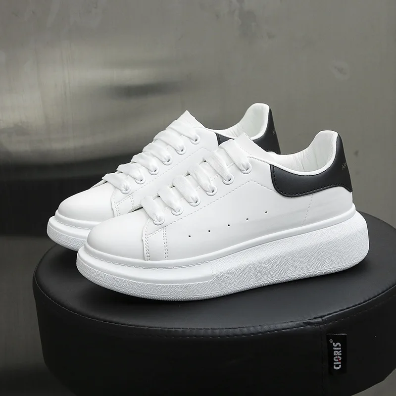 Women's Running Shoes Fashion Breathable Walking Sneakers Thick Sole Platform Shoes Women Feminino White Vulcanized Sneakers