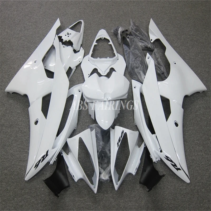 New ABS Fairings Kit Fit For YAMAHA YZF- R6 2008 2009 2010 2011 2012 2013 2014 2015 2016 08 09 10 11 12 13 14 15 16 White