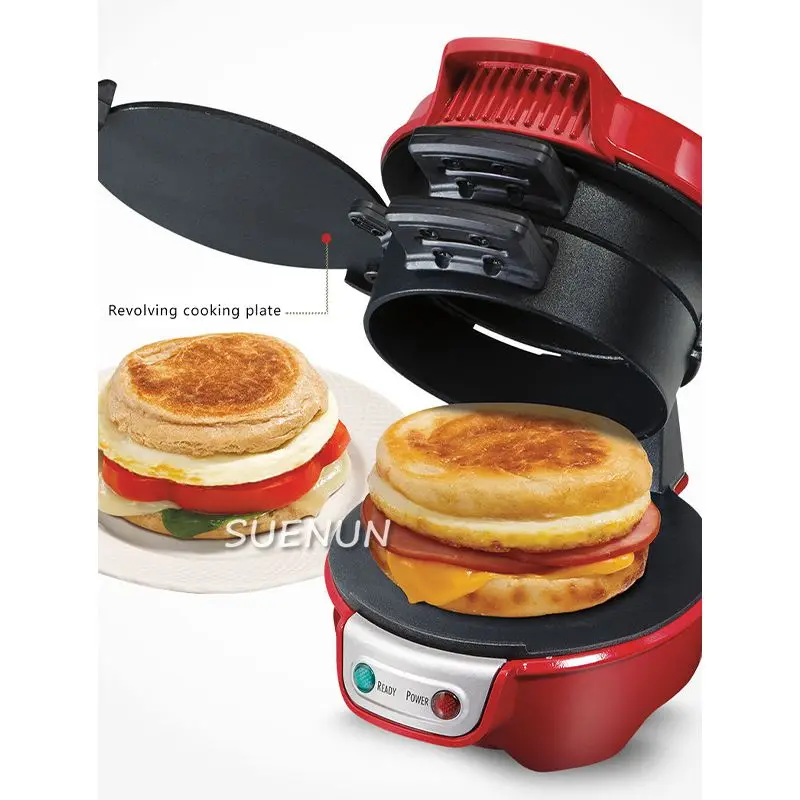 Electric Hamburger Machine Household Double-sided Heated Sandwich Breakfast Machine Pancake Machine Hamburger Machine