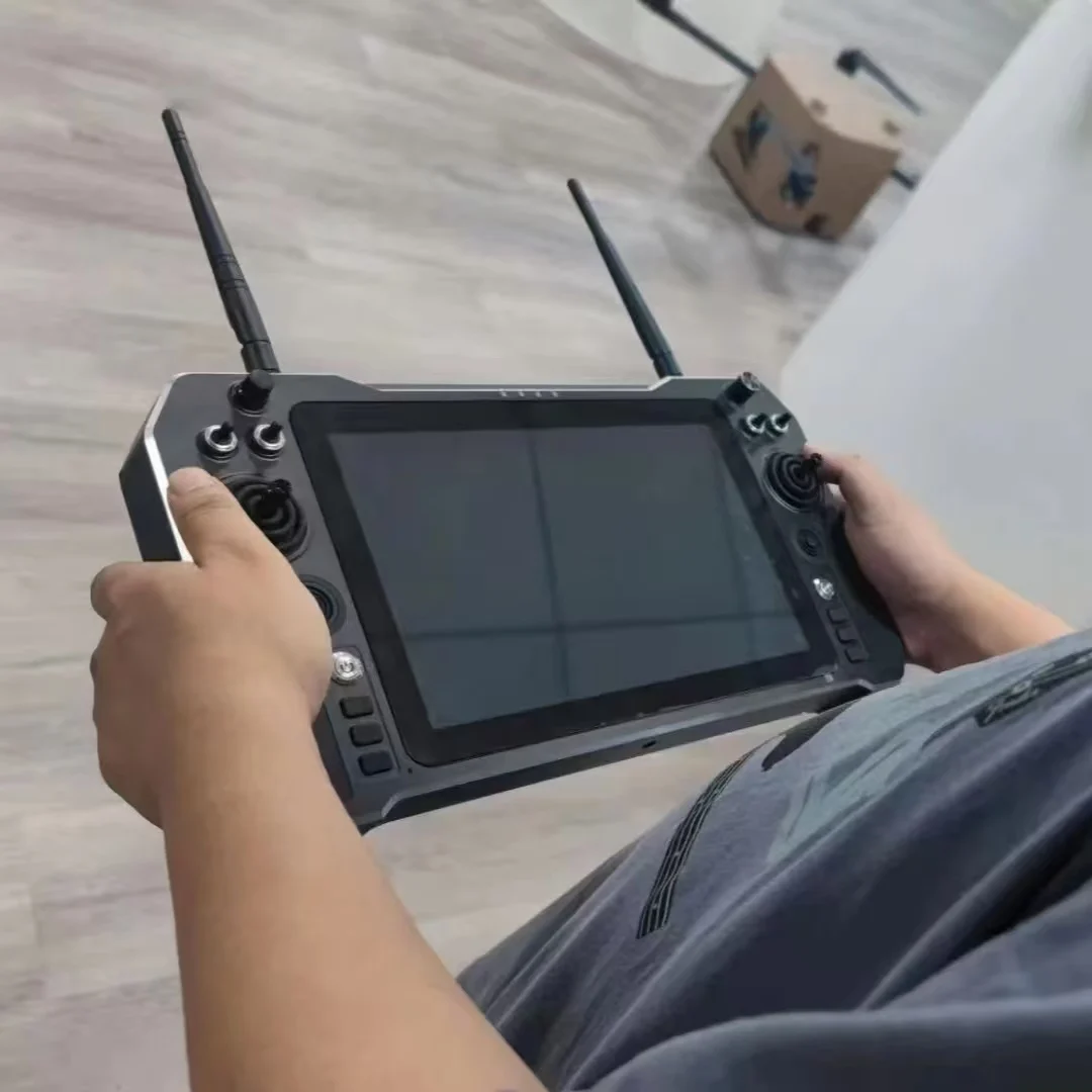 Ручная станция управления заземлением VTOL Drone HD, система передачи видеоданий для БПЛА, самолет с неподвижным крылом, электрический гидрон