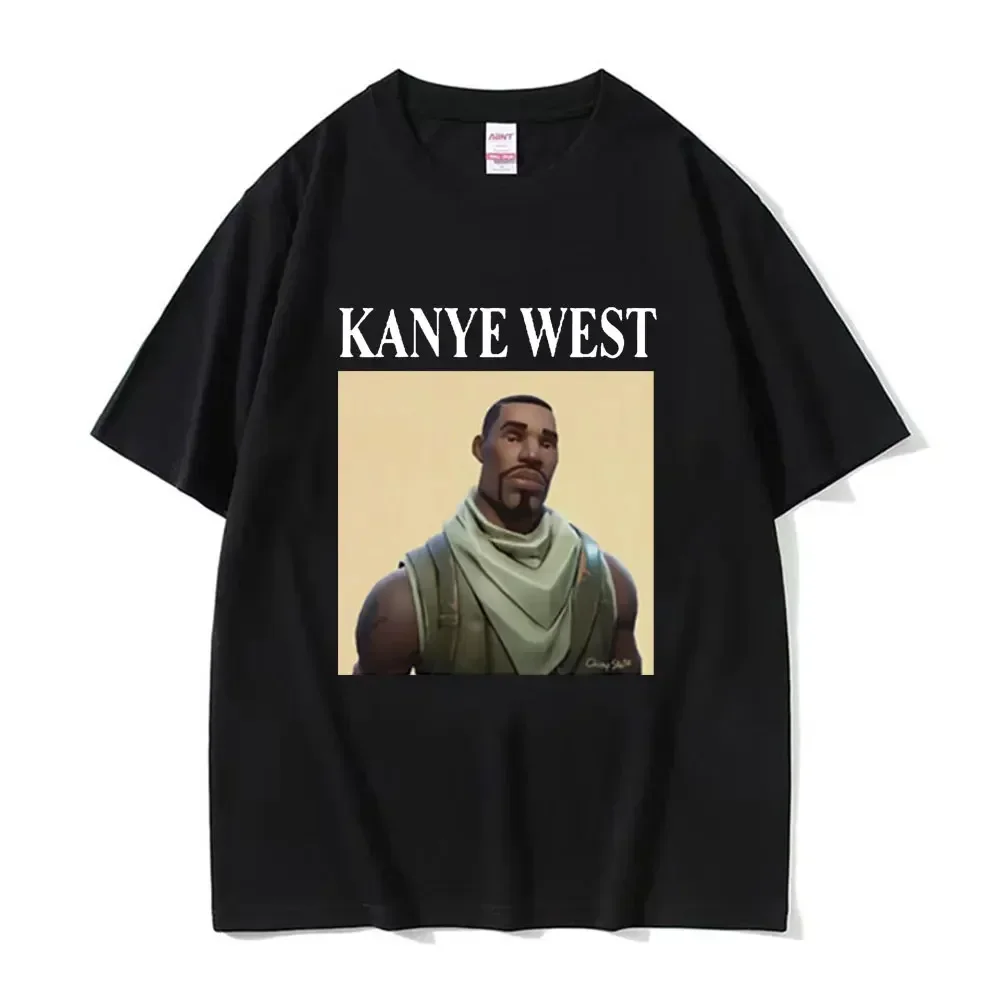 Camiseta divertida de Kanye West Meme para hombre y mujer, camisa de estilo Rap, Hip Hop, Vintage, de manga corta, ropa de calle