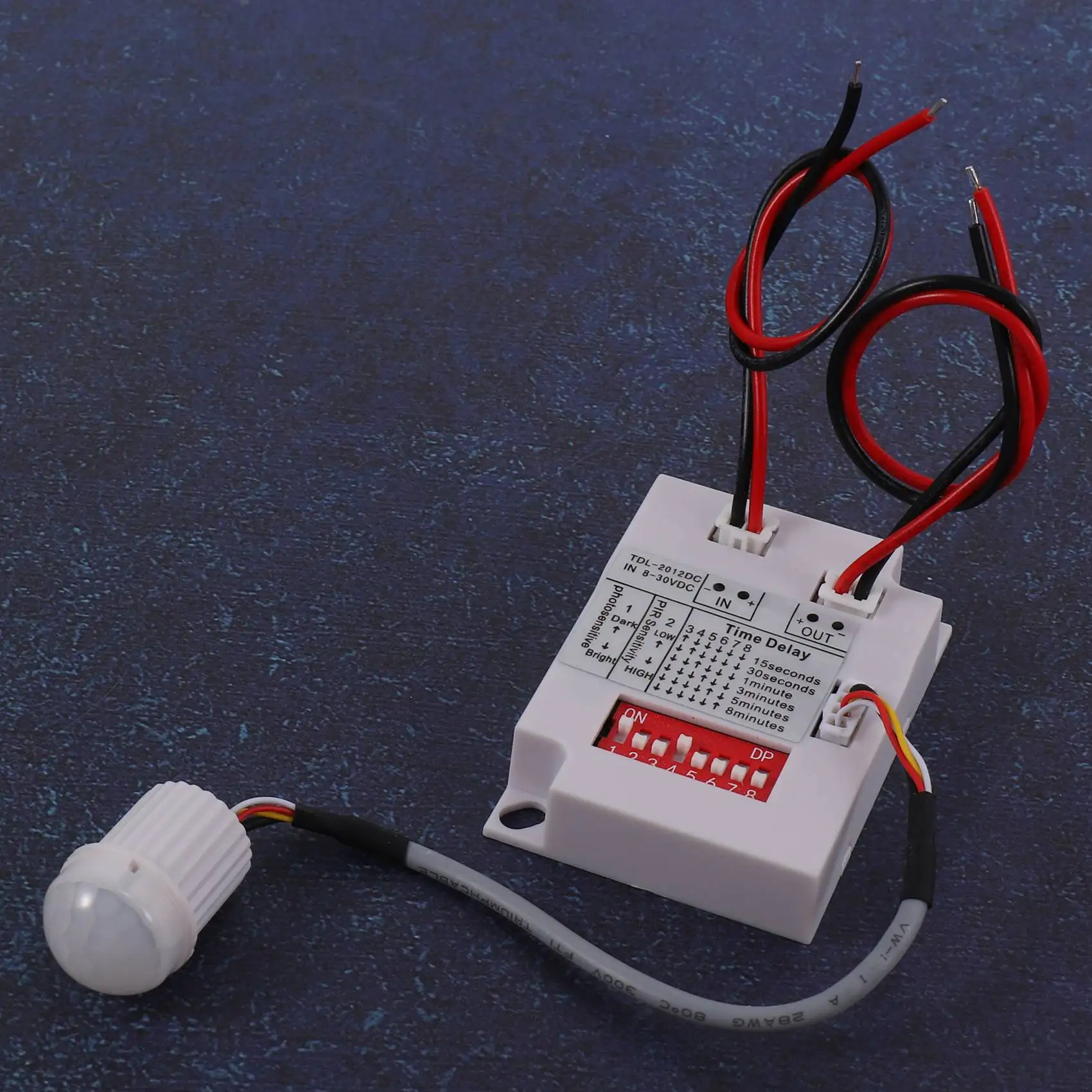 12V 24V PIR Motion Sensor Switch IR Infrared Human Induction Time Delay Relay Switch Corridor LED Light Timer Switch -AT93