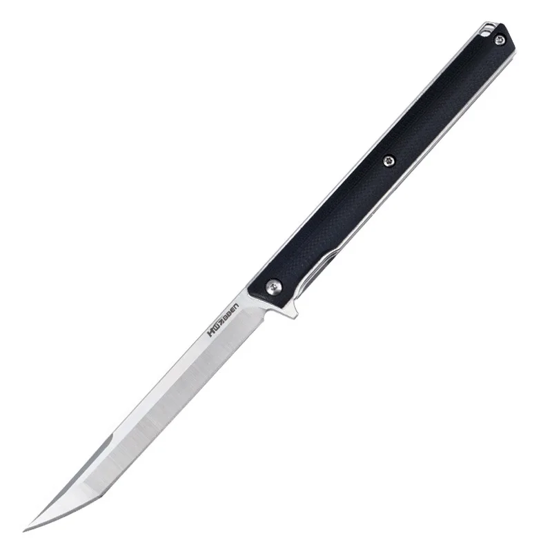 KESIWO J149 Folding PEN Knife D2 Survival Pocket Small Flipper G10 Handle Portable Outdoor Rescue Gift Fruit Camping EDC Knife view 2