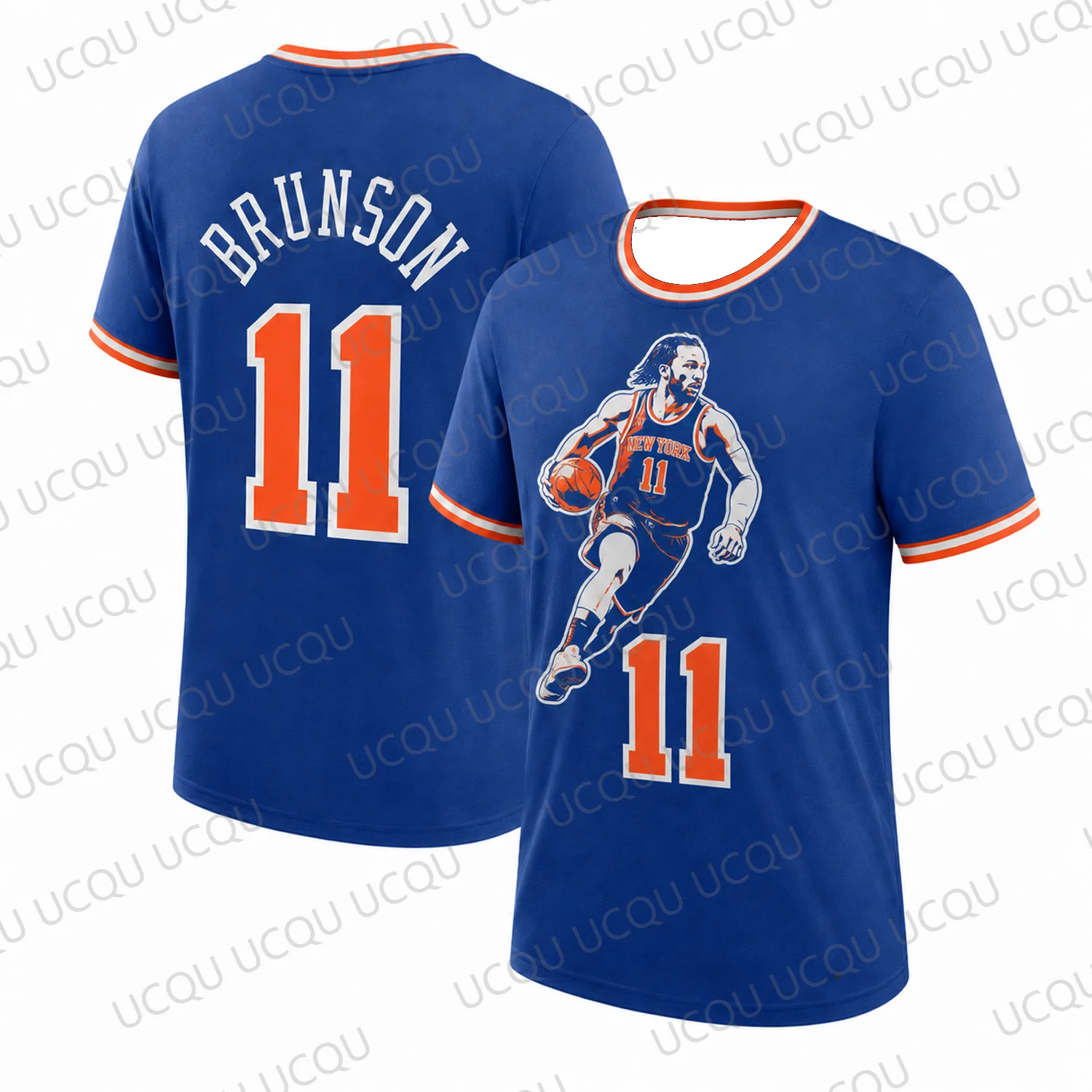 2026 Brunson 11  Basketball Fan Jersey 3D Polyester Shirt Quick Dry Short Sleeve Sports Tee Adult Kids Tops