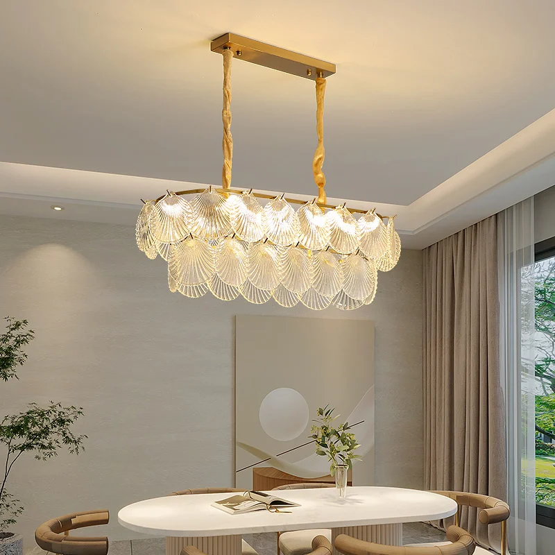 

Glass modern home decor led lights pendant light lamps for living room Chandeliers for dining room hanging light indoor lighting