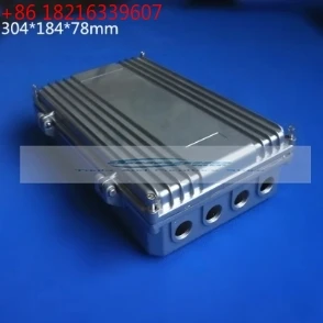 TAO 304x184x78mm Diy Aluminium Electronics Enclosure Amplifier Die Cast Aluminum Case IP67 Signal Project Housing