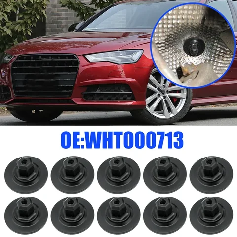 10 шт., новая крышка корпуса, винт, гайка сиденья, колпачок для Audi VW, держатель винта, теплоизоляционная подушка, крепеж, заклепка, фиксатор