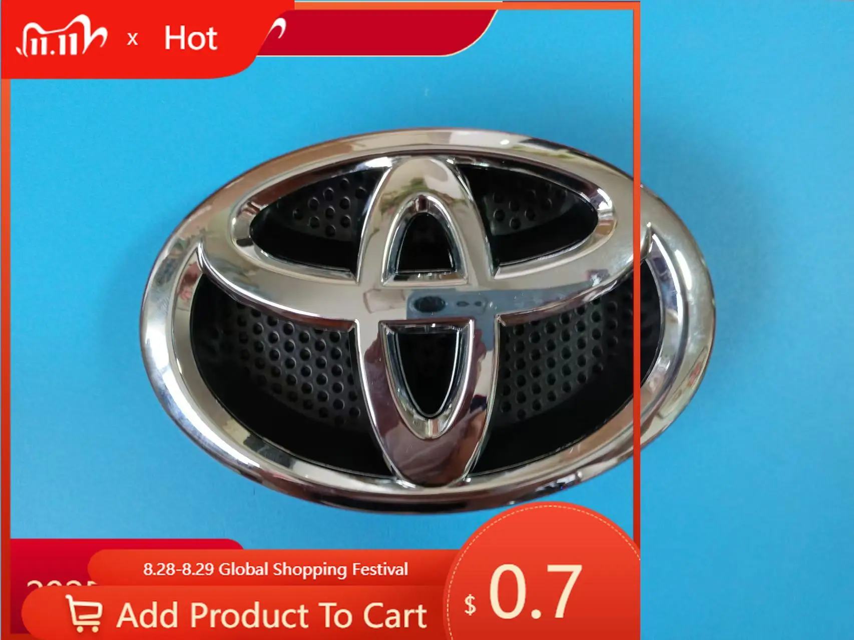 

Fot Toyota 2026 Новые для Toyota 2026 Новые колпаки ступицы 160x115 мм Замена эмблемы передней решетки для Toyota Yaris/RAV4, OEM 75 2014 г.