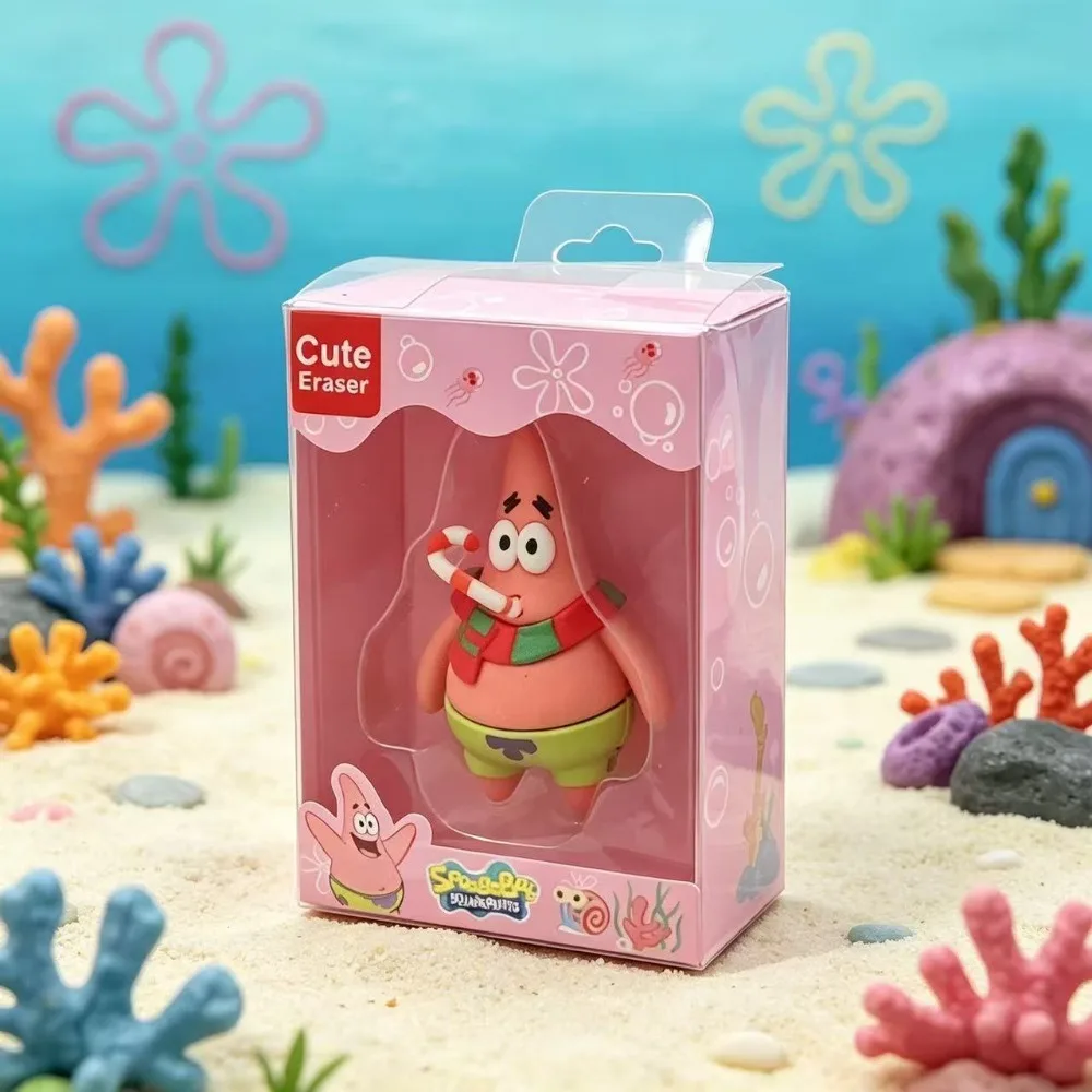SpongeBob SquarePants Creative Eraser Cute Patrick Squidward Stationery Desk Decor Gift - view 4