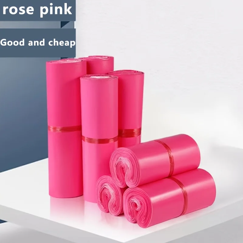28*42cm Heavy Duty Rose Red Mailing Mailers 22 Pack, Brand New Thick Plastic Self Seal Transport Bags, Time-Saving Packing Pouch