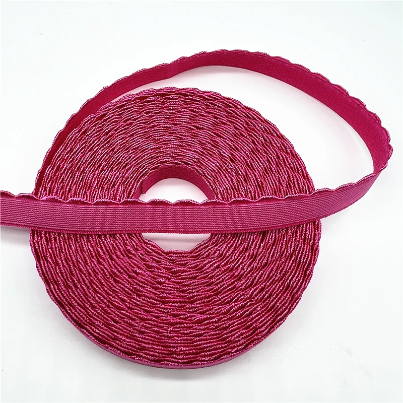 Elastic Crescent Lace Ribbon for Sewing, 10mm Width