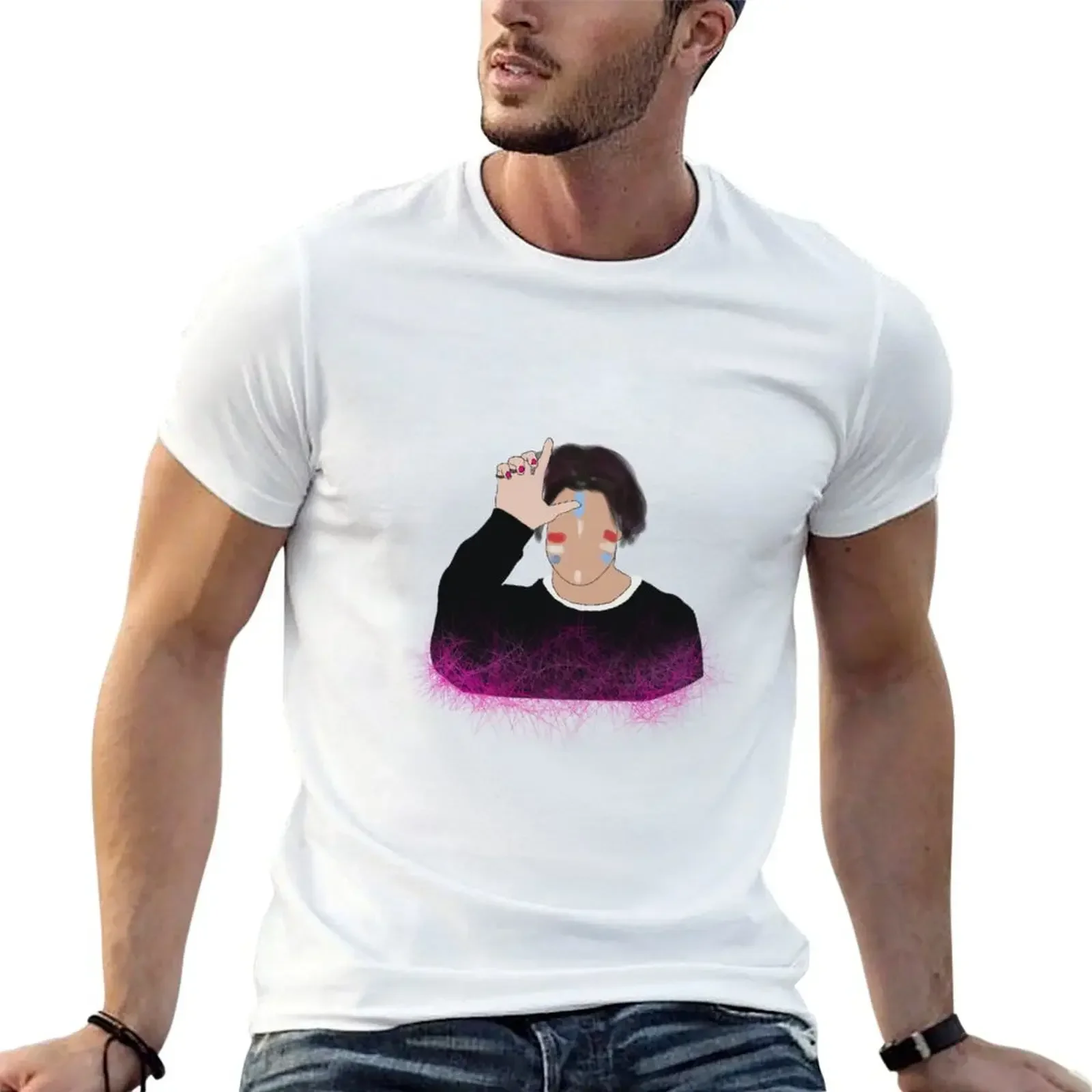 Loner T-Shirt oversizeds essential t shirt anime figures blanks Men's t-shirt