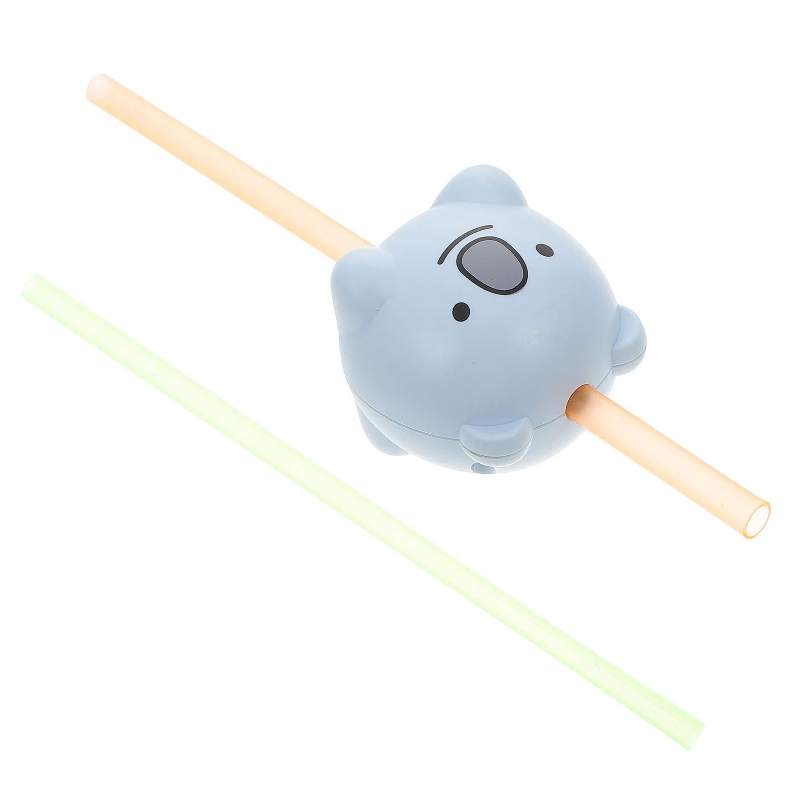 

1 set 1 Set Animal Sounding Straw For Kids Smooth Inner Wall Easy Cleaning Reusable Baby Drinking Accessories With Sound Effect