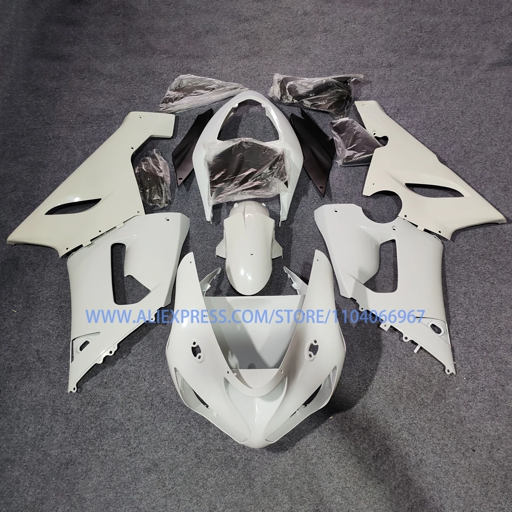 Cool Fairings for Kawasaki ZX6R 2005 2006 Fuel White Motorcycle ABS Plastic Body Cover Fairing Kit ZX-6R 05 06