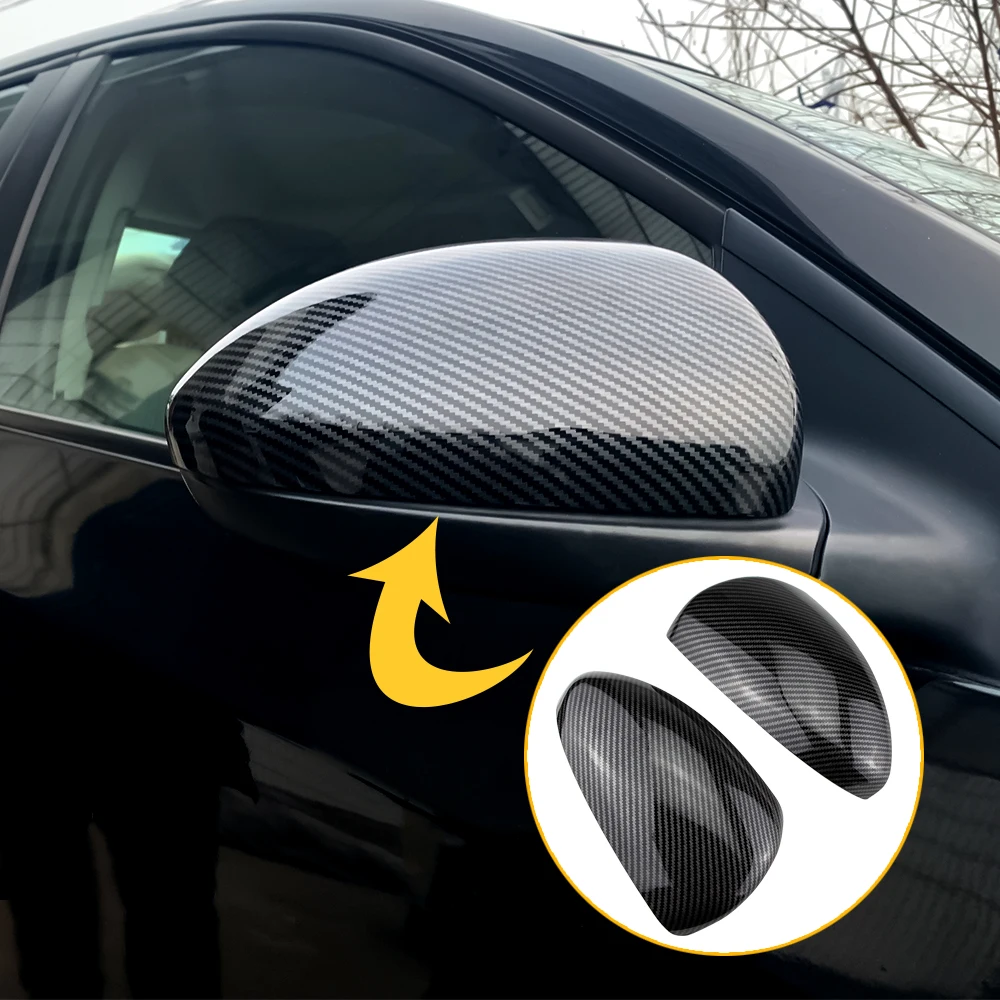 Car Side Rearview Mirror Cover for Chevrolet Cruze 2009-2014 2Pcs ABS Car Decoration Sticker Trim Exterior Accessories
