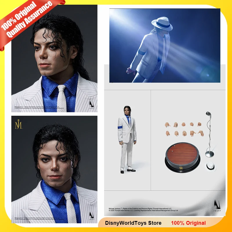 

100% Original Anime Figure Inart A022 Michael Jackson MJ Smooth Criminal 1/6 Genuine In Stock Model Toys