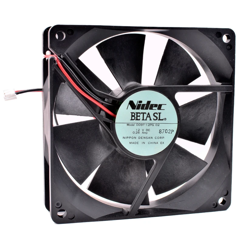 Brand new original D09T-12PG 9cm 92x92x25mm 9025 9225 DC12V 0.26A Inverter refrigerator computer case CPU cooling fan