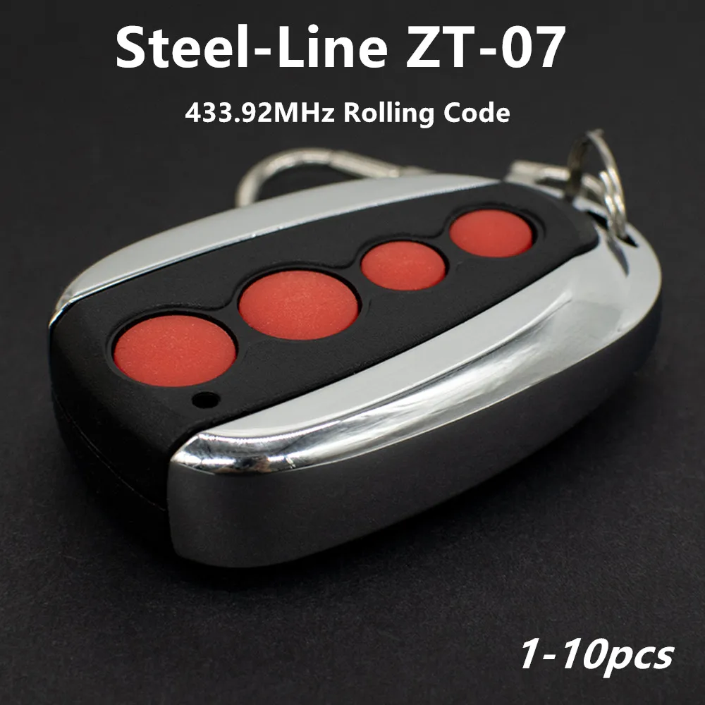 1-10pcs Steel-Line ZT-07 Garage Door Remote Control Use With Steel-Line SD800 & SD1200 Sectional RD800 Roller Door Motor