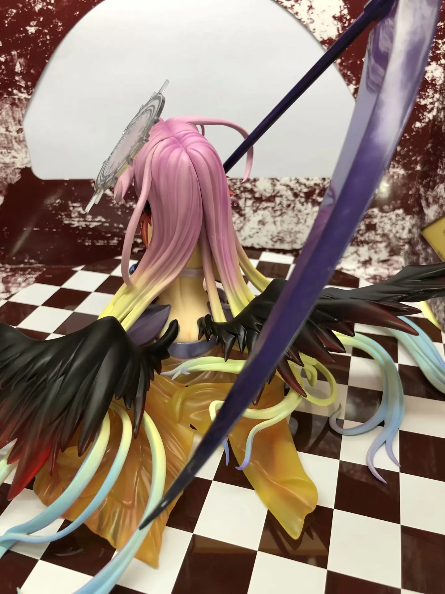 13cm sem jogo sem vida zero azriel shiro jibril anime figura de ação pvc estátua coleção modelo adulto produto brinquedo boneca