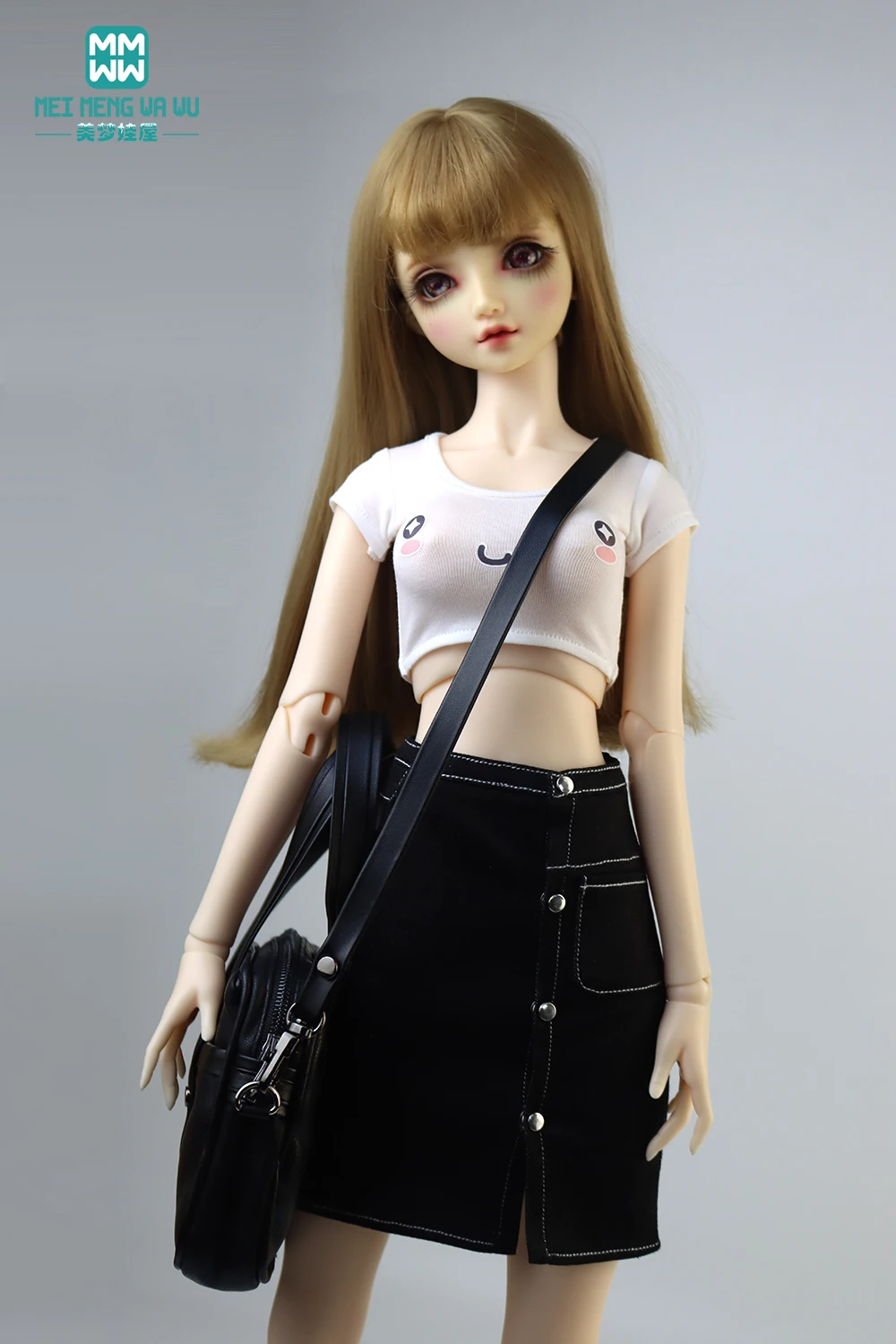 60Cm 1/3 Bjd Kleding Dd Sd Pop Accessoires Mode Denim Rok Heup Rok Speelgoed Cadeau