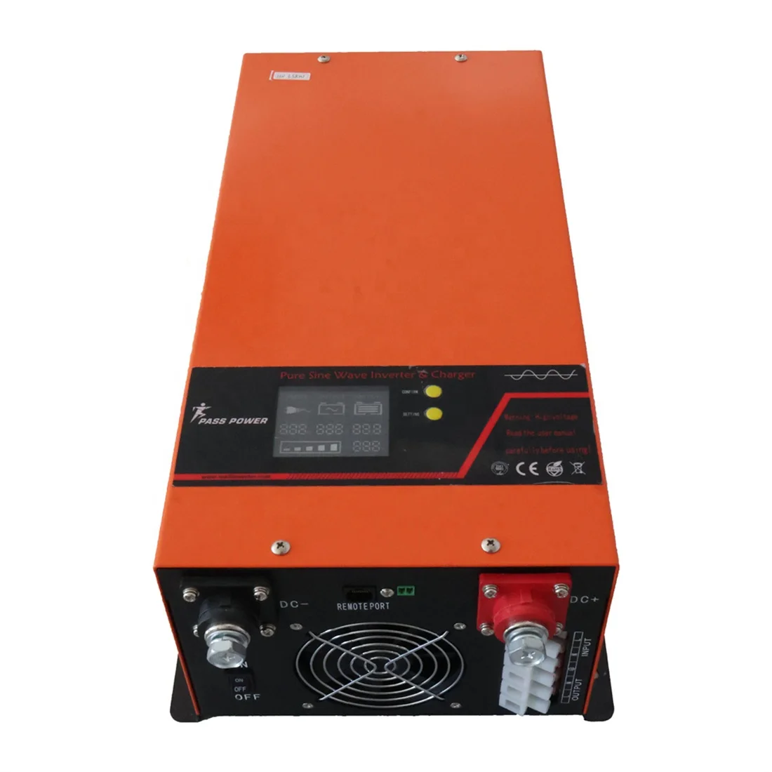 CE  ROHS CB Single phase low frequency 12V 24V 48V 220V 5000w power star w7  inverter with 120A charger